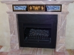 Gold Leaf Marble Fireplace Perth
