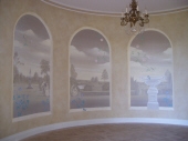 Trompe l’oeil Perth, French Countryside Mural, Painting Connolly, Painting Dalkeith, Painted Mural Perth, Luxury Walls