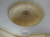 Beautiful Painted Ceiling Dome, French Wash Gold Highlighting, Master Painter Dalkeith, Heritage Painter Mt Lawley WA