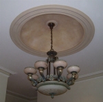 Painted Ceiling Fixture, Painted Dome Perth, Decorative Effects Ceiling Dome, Interior Painter Creative Colours
