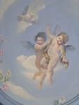 Hand Painted Ceiling Dome Perth, Gold Leaf Dome, Angel Dome, Cherub Dome, Gilded Dome, Cherubs