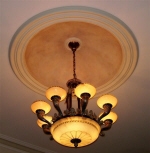 Painted Ceiling Fixture, Painted Copper Dome Perth, Decorative Effects Ceiling Dome, Painter Creative Colours