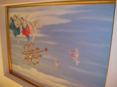 Vaulted Ceiling, Ceiling Mural Perth, Angels Mural, Cherub Mural, Painted Sky, Gold Cornice, Painter Dalkeith WA 6009