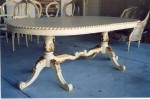 Dining table painted to match French Furniture