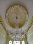 Ornate Ceiling Panel, Plaster Panel Perth, Moulded Ceiling Rose, Painted Ceiling Rose, Gold Leaf, Painter Mosman Park WA