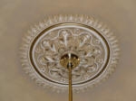 Painted Ceiling Rose, Painted Gold Highlights, Gold Leaf, Gilding, Residential Painter Subiaco, Interior Exterior Painting