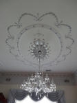 Metallic Silver paint, Plaster Ceiling Rose, Plaster Ceiling Panel, Plaster Mouldings Perth, Creative Colours Painting Perth