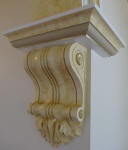 Plaster Corbels Perth, Painted Corbels, Gold Highlights, Colour Wash, Residential Painter Peppermint Grove WA 6011