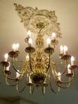 Gold Chandelier, Gold Candelabra, Gold Ceiling Rose, Historical House Painting, Period Home Painting Creative Colours Perth
