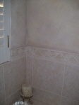 Painted Bathroom, Venetian Plaster Bathroom, Polished Plaster Bathroom, French Wash Painted Walls, Painter Cottesloe 