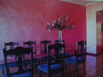 Painted Wall Finish, Pink Walls, Painted Effects, House Painter Scarborough WA 6019, Painted Dining Room, Painted Lounge