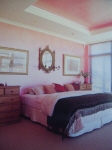 Metallic Paint, Pink Painted Walls, Metallic Painted Ceiling, Painted Bedroom, House Painting South Perth WA 6951