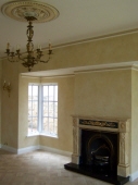 Colourwash Walls, Gold Leaf, Plaster Ceiling Rose, Marbled Fireplace, French Wash, Heritage Painting Perth, Painter Perth