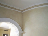 French Wash Paint Effects, Painted Cornice, Plaster Arch, Historical Restoration, Heritage Painting, Tuscan Walls, Karl Saxon