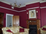 Claret Paint, Red Walls, Period Home Painting Perth, Federation House Painting, Heritage Home Painting, Plaster Cornice